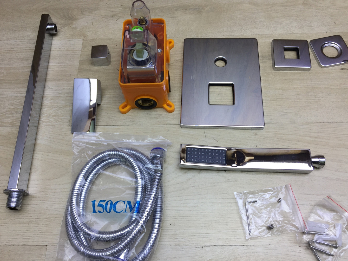 HUAHOMDY Duschsystem Unterputz Set 12 Zoll Regendusche, I23919