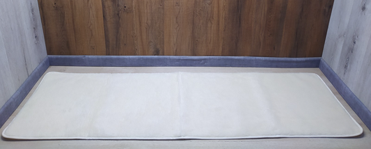 Schurwoll Sessel-/Sofaläufer Natur aus 100% Schurwolle 160 x 50 cm I36630