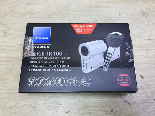 tesa TK100 locking cylinder European E12 30 x 60 E15 nickel, I32022