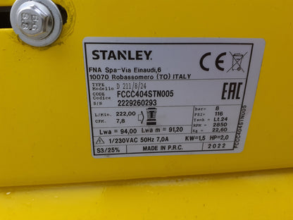 Stanley D211/8/24 Kompressor FCCC404STN005 230 V I18865