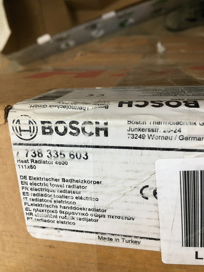 Bosch elektrischer Badheizkörper Heat Radiator 4500, Maße 1110x500 mm, Y10108