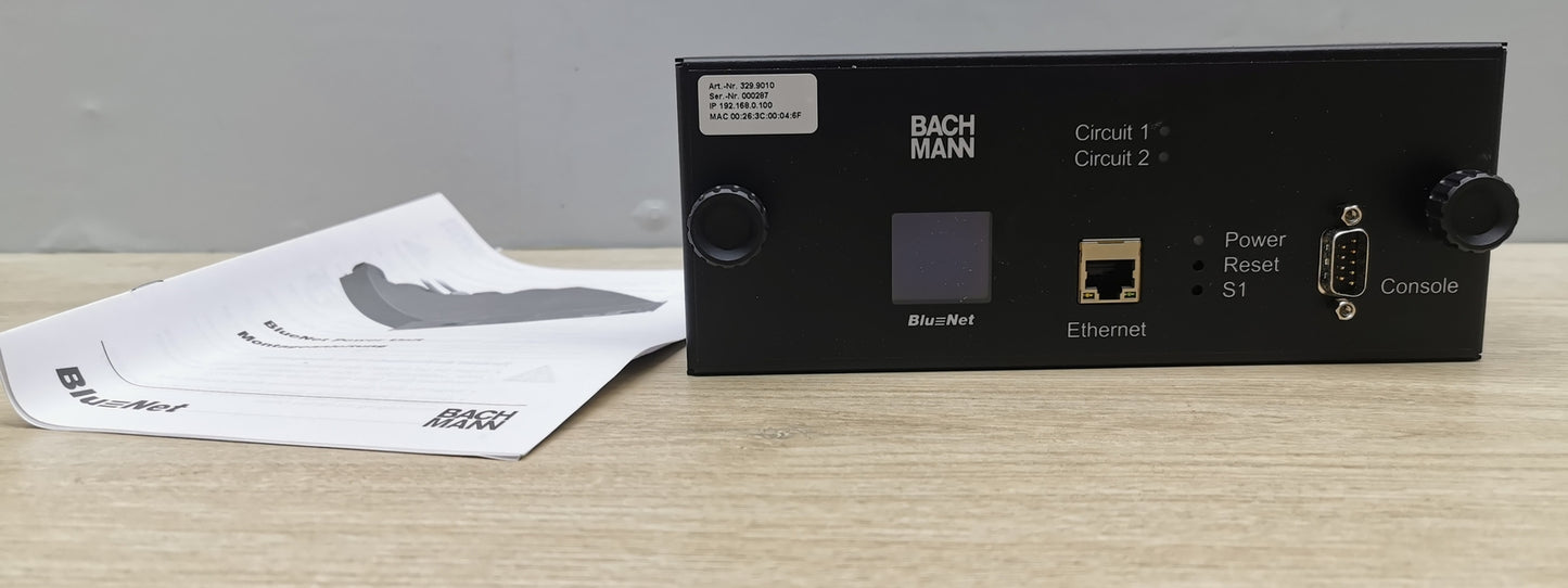 Bachmann BlueNet Power Unit Base 2HE System 329.9010 D12871