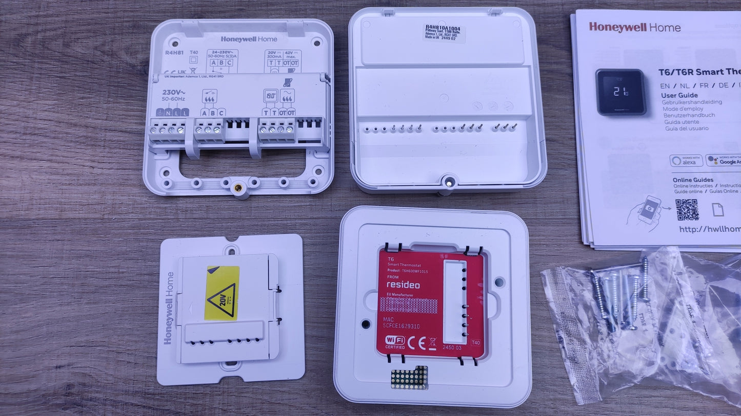 Honeywell Home Y6R910WF6068 Blanc T6 Smart WiFi Thermostat I30788