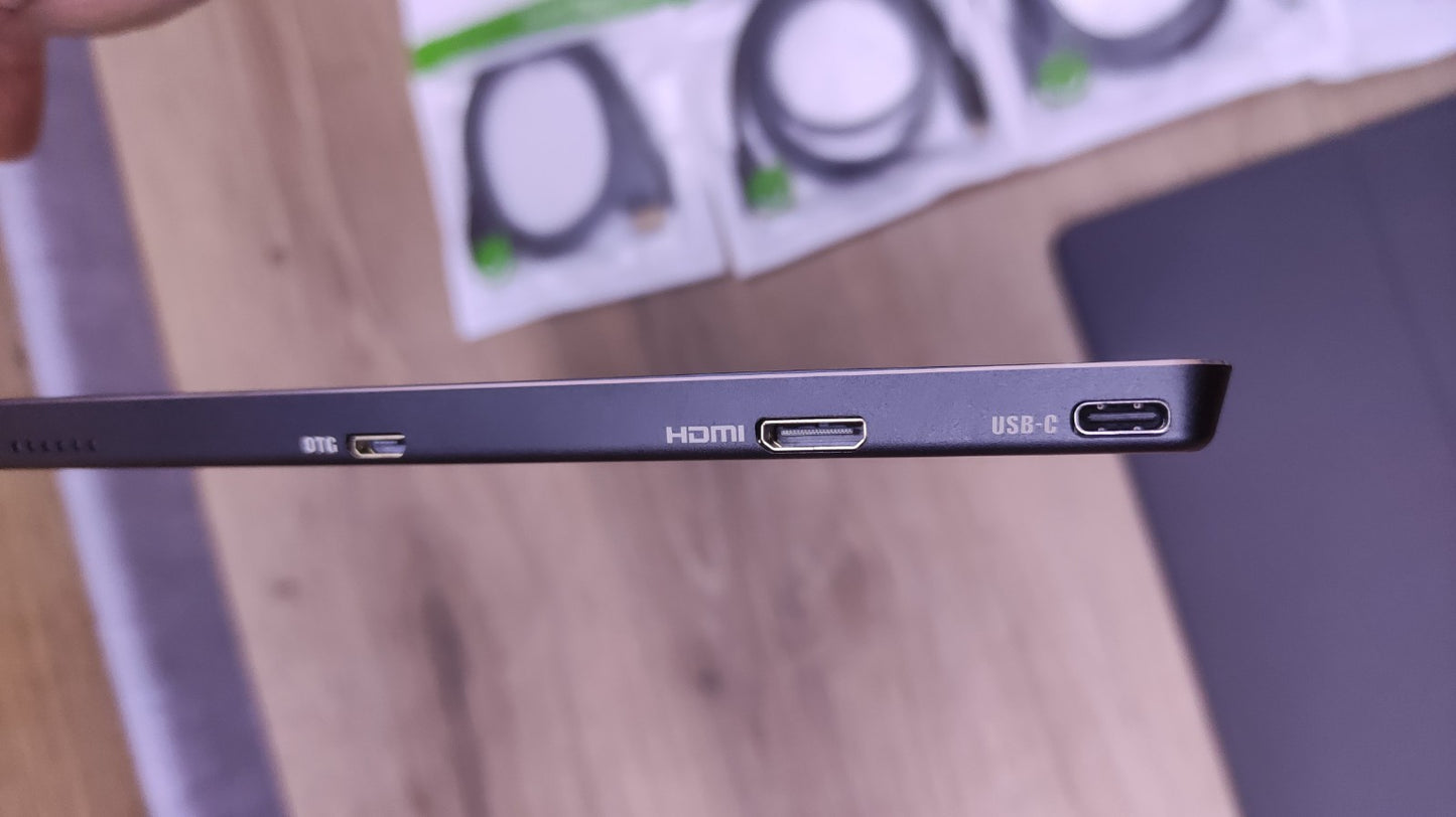 Uperfect Tragbarer Touch Monitor 15,6" 1920x1080 HDMI USB-C 120Hz Lautsprecher
