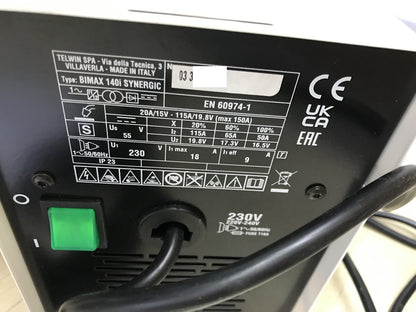 Telwin Bimax 140i Synergic Schweissgerät, 150A, I30290