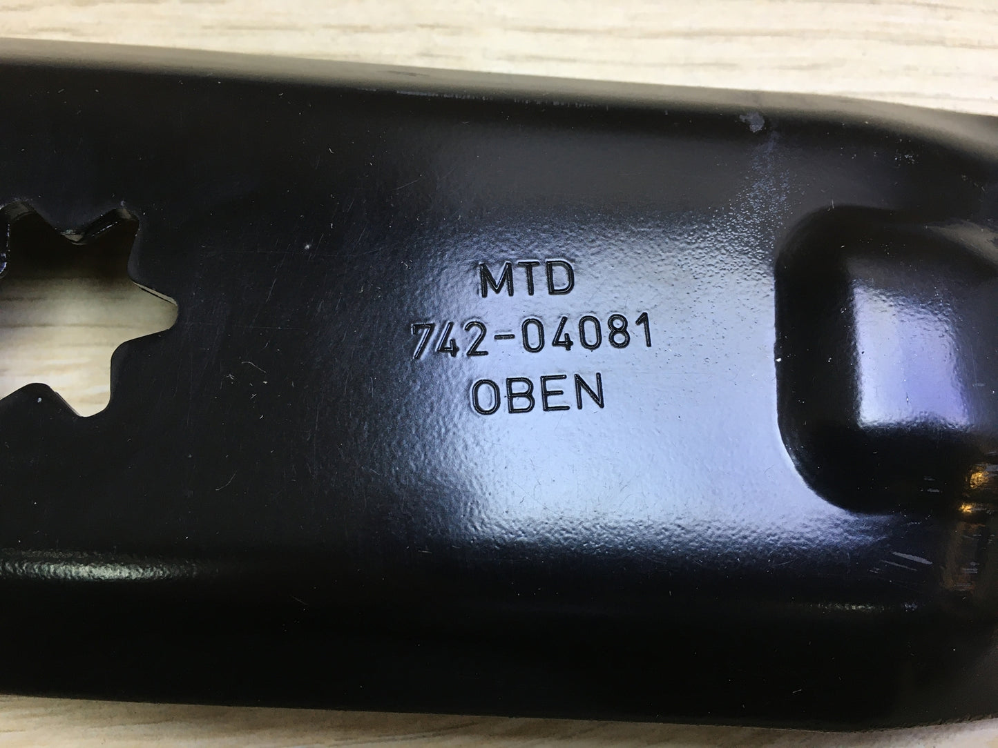 Arnold 1111-M6-0147 MTD 1 St. Rasentraktormesser 742-04081, Länge 54 cm, I29436