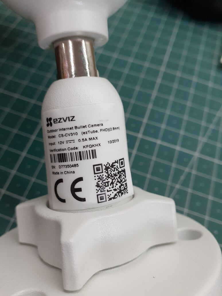 Ezviz ezTube 1080p Full-HD Kamera mit Nachtsicht WLAN CS-CV310, V05216