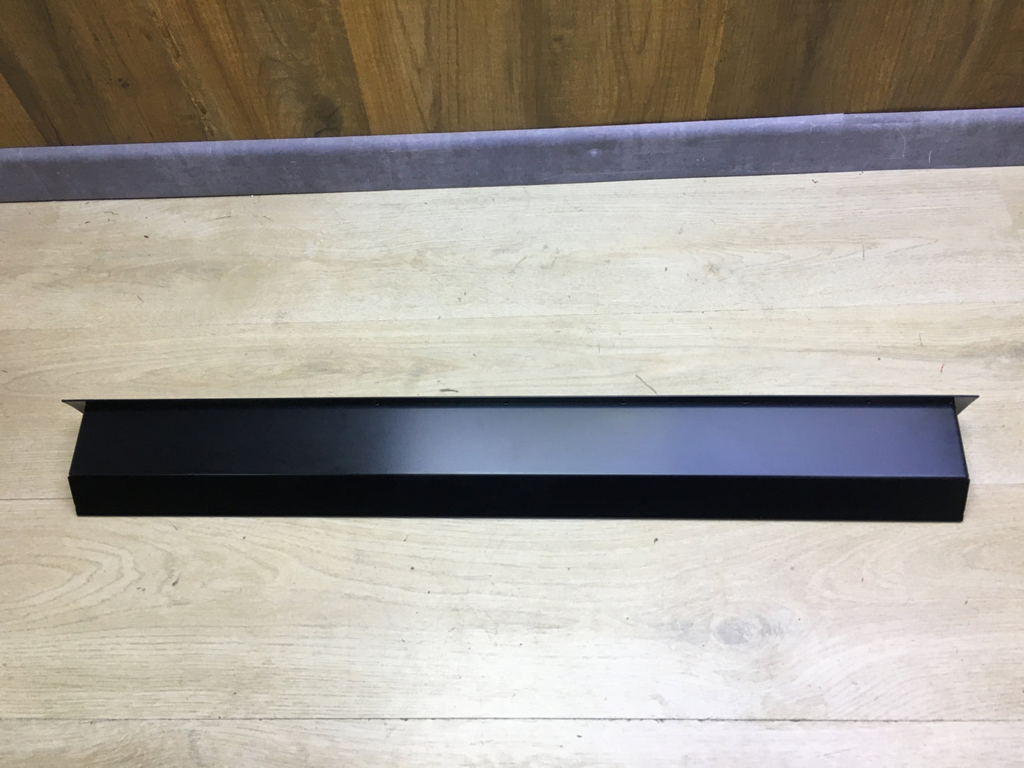 KRATKI Lüftungsgitter, Warmluftgitter 6 x 80 cm, schwarz, I30943