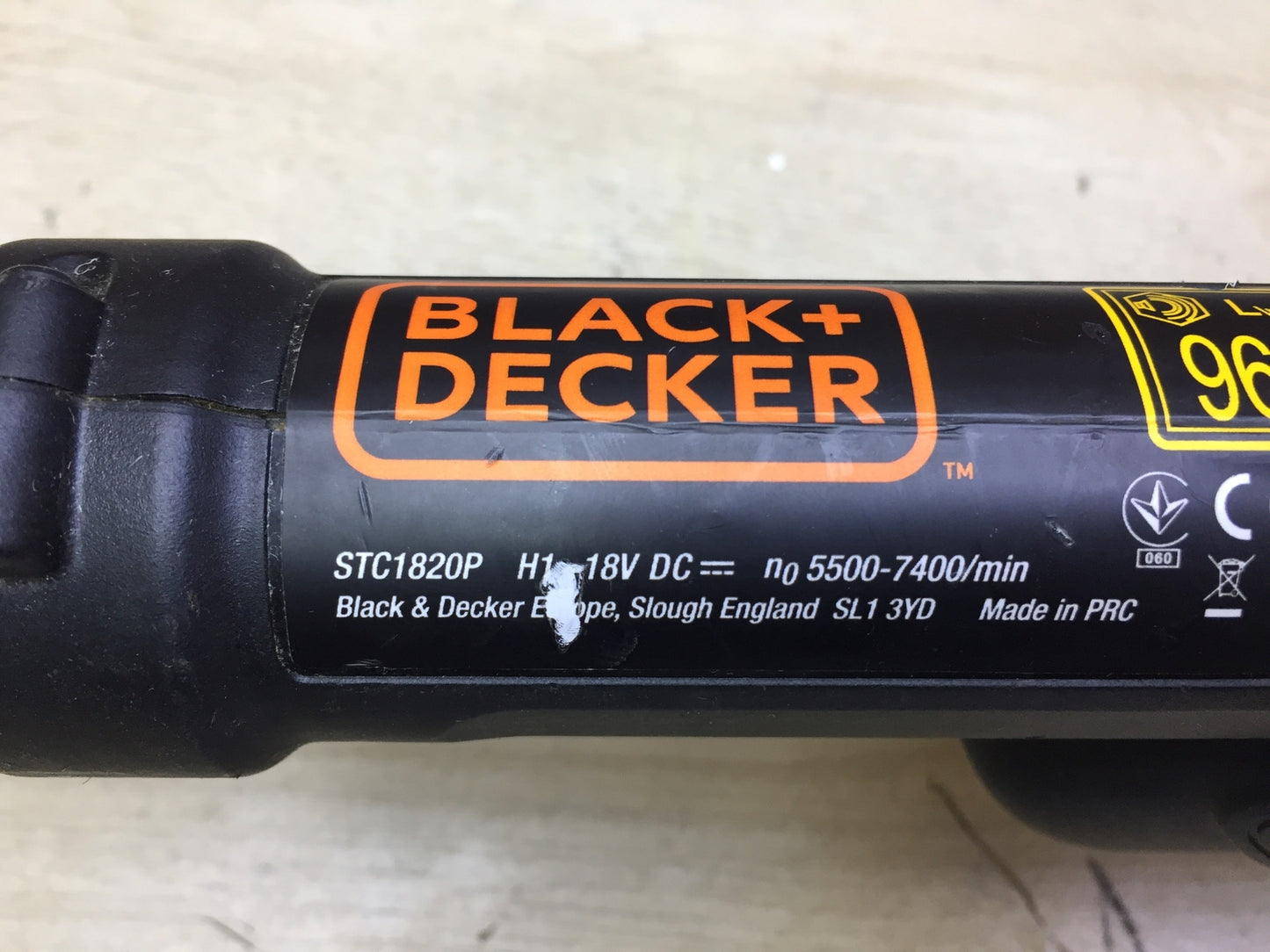 Black&Decker STC1820 Akku-Rasentrimmer solo, I31746