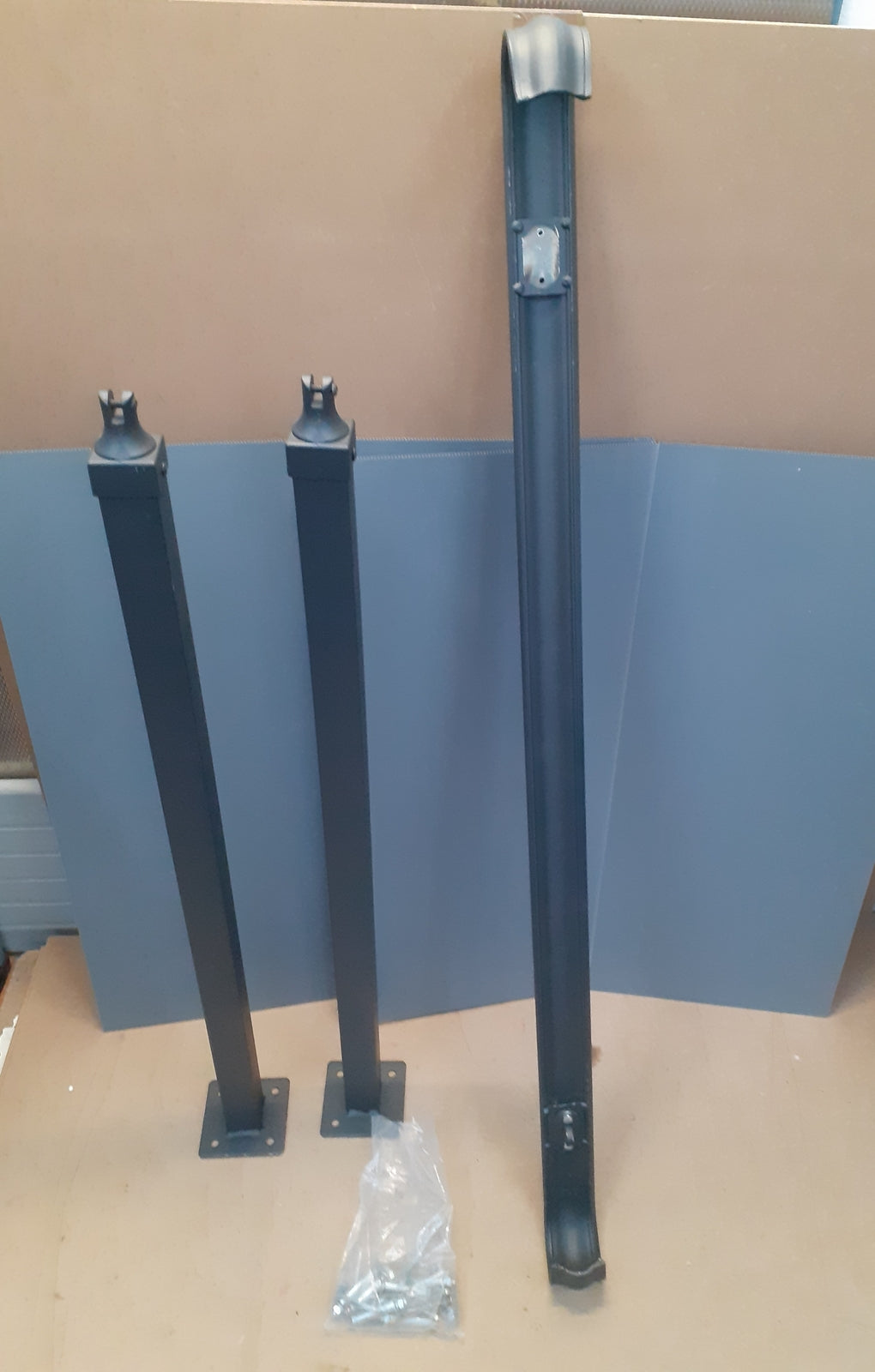 VEVOR Handläufe für Außenstufen, Passform 1-3 Stufen schmiedeeisern, I13959