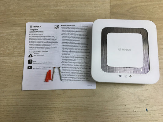Bosch Smart Home Twinguard smoke detector with air quality measurement, I33352