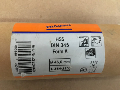 Projahn Spiralbohrer HSS-G DIN 345 46,0 mm 220460, Y10054