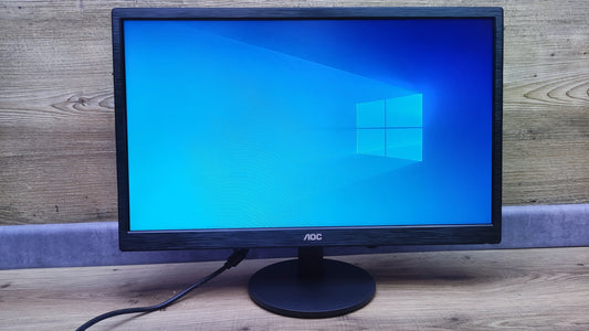 AOC E2270SWN Monitor 21,5" FHD 1920x1080 VGA TN Panel 60Hz 5ms schwarz