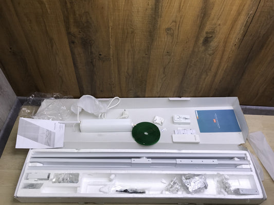 ABALON BCM700D-TY01 Curtain Track, Motorized, White, 1 to 3 m, I31978 
