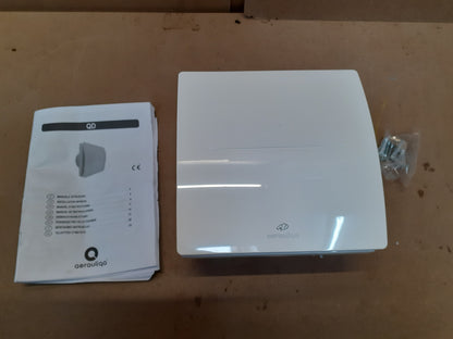 Aerauliqa QD120HTBB Badlüfter Durchm. 120 mm, 14 W, 140 m3/h, 003143, I10277