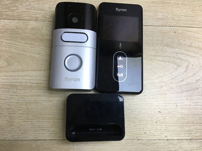 Byron DIC-24615 Kabellose Video-Türgegensprechanlage mit Monitor, I33189