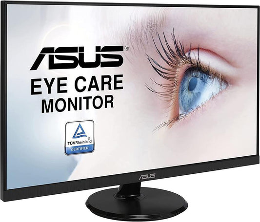 ASUS VA27DQ Monitor 27" FHD 1920x1080 DP HDMI VGA 75Hz Adaptive Sync Eye Care 