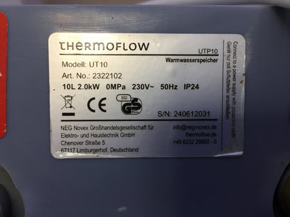 Thermoflow UT10 Untertischspeicher drucklos (2322102), 10 Liter, EEK:A, I33268