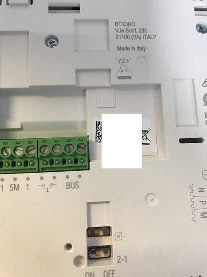 Bticino 344682 video door intercom, indoor unit, I32192