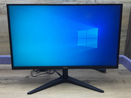 AOC 24B1H Monitor 23.6" FHD 1920x1080 VGA HDMI MVA Panel 60Hz 5ms (GtG) black 