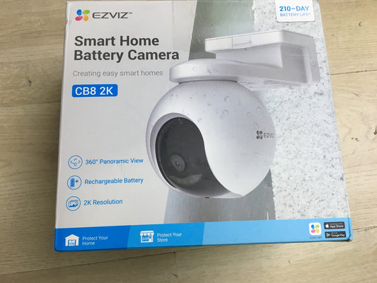 EZVIZ CS-CB8 2K kabellose WLAN Außenkamera, weiß, I33198