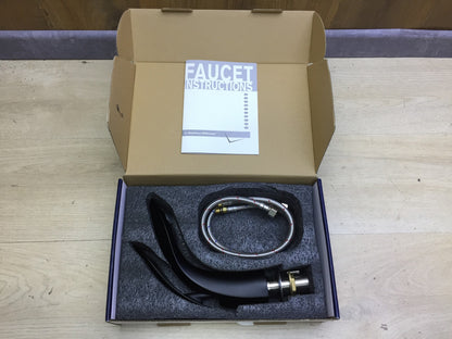 Beelee BL8801B Waschbecken Armatur Bad Wasserhahn, schwarz, I33112