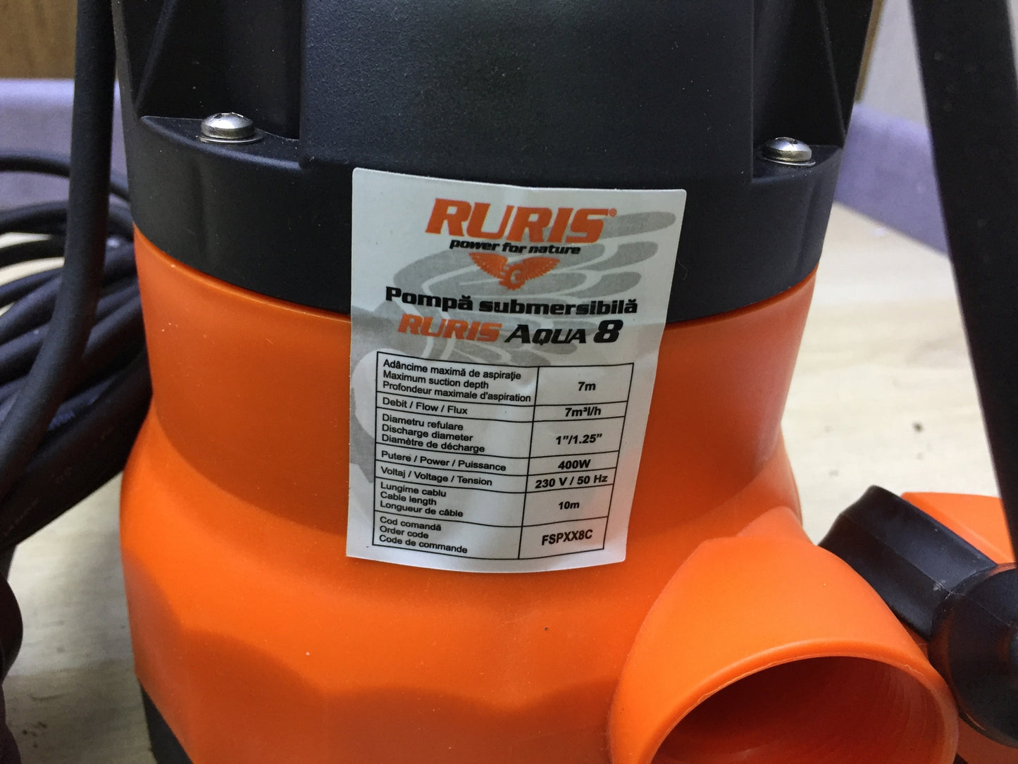 Ruris Aqua 8 Gartenpumpe, I27311