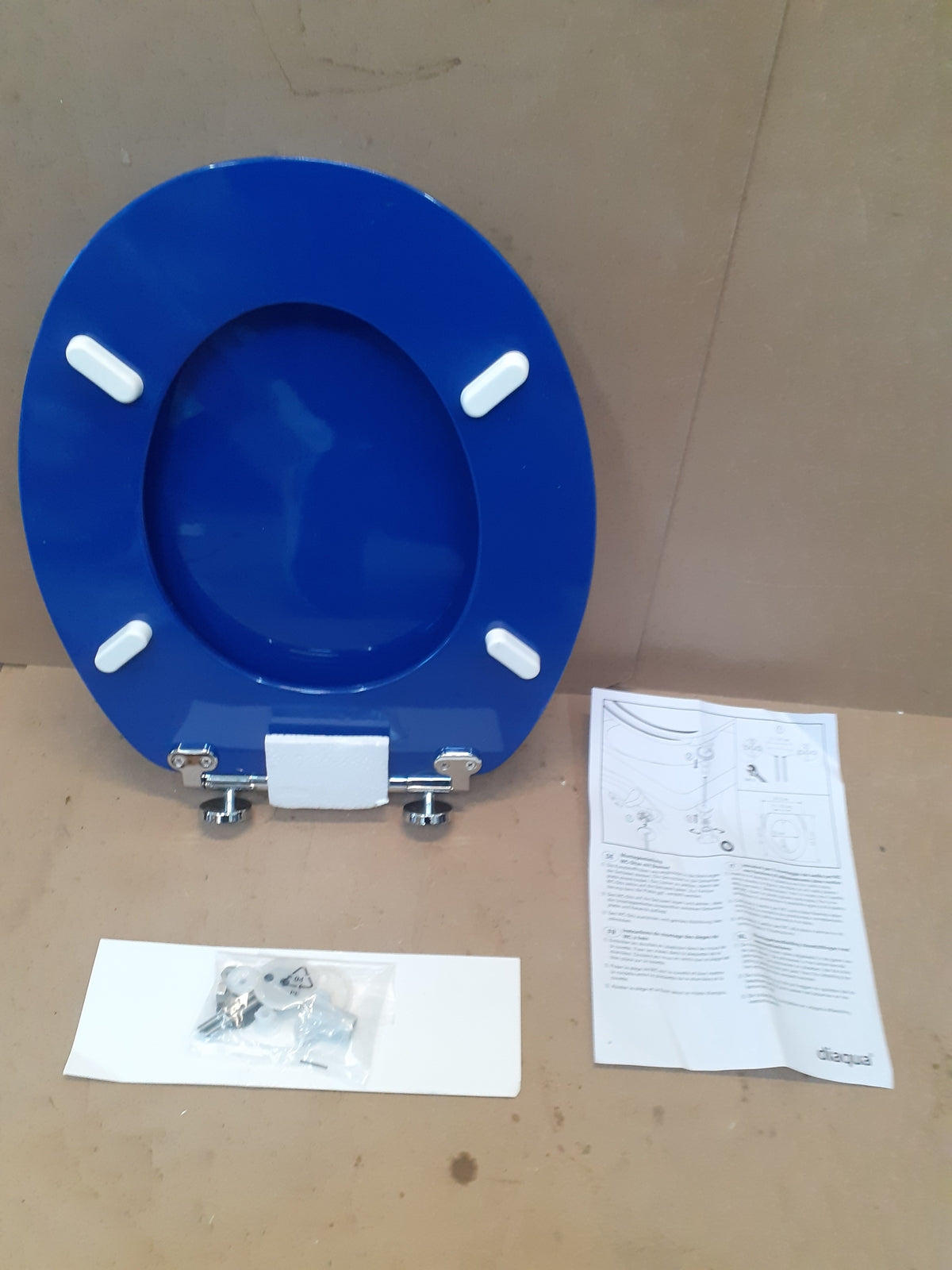 Diaqua WC-Sitz Paris Slow Down marineblau MDF, I10588