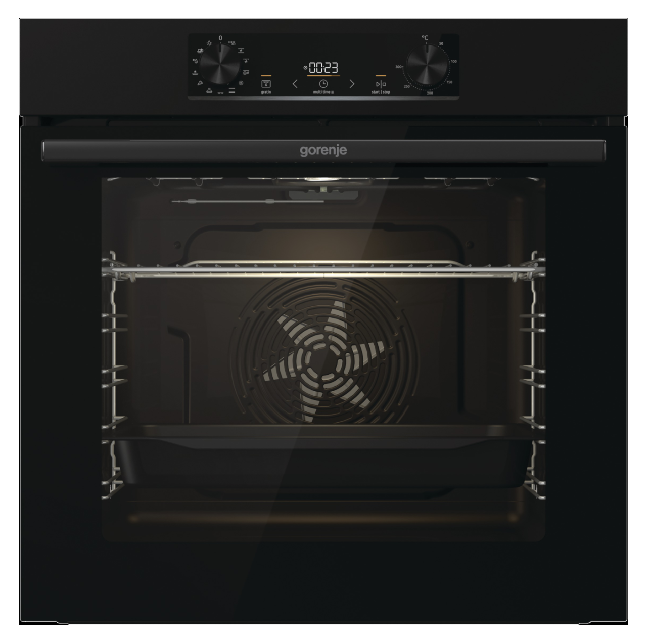 Gorenje G400 BOP6737E02BK Multisystem Backofen Einbau 77L AirFry 300°C schwarz