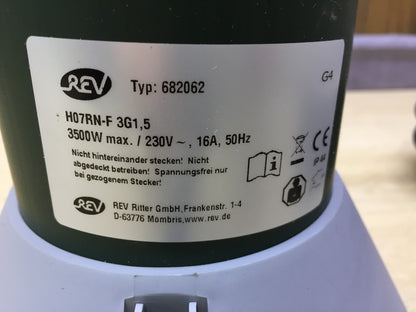 REV Gartensteckdose GreenCraft, 2-Fach Steckdosensäule mit Zeitschaltuhr, I33942