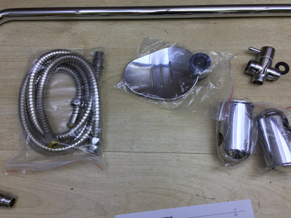 DP bath Duschsystem mit Umschalter DP-S002 LED, Silber, I27759