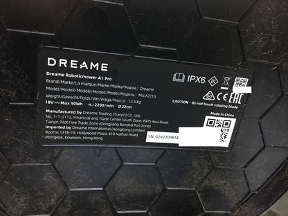 DREAME Intelligenter Mähroboter A1 Pro bis 2000m² 3D Sensor (MLLA7210) I34077