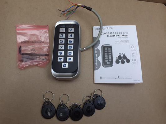 SCS SENTINEL Kabelgebundene RFID-Tastatur zum Kodieren mit Abzeichen, I06877
