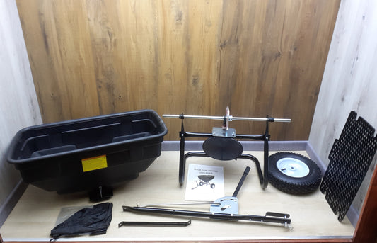 125LB TOW-BEHIND Streuwagen, drehbar Maximale Kapazität 56kg, I21673