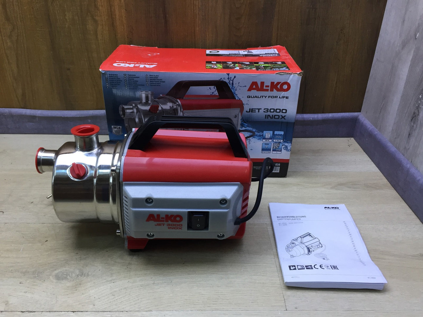 AL-KO Elektro-Gartenpumpe Jet 3000 Inox-M (112838), 650 W, I33724