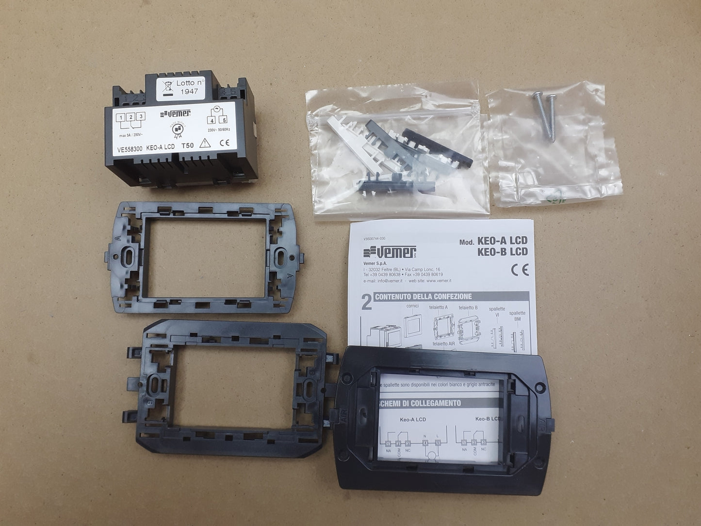 Vemer VE558300 Thermostat, I05687