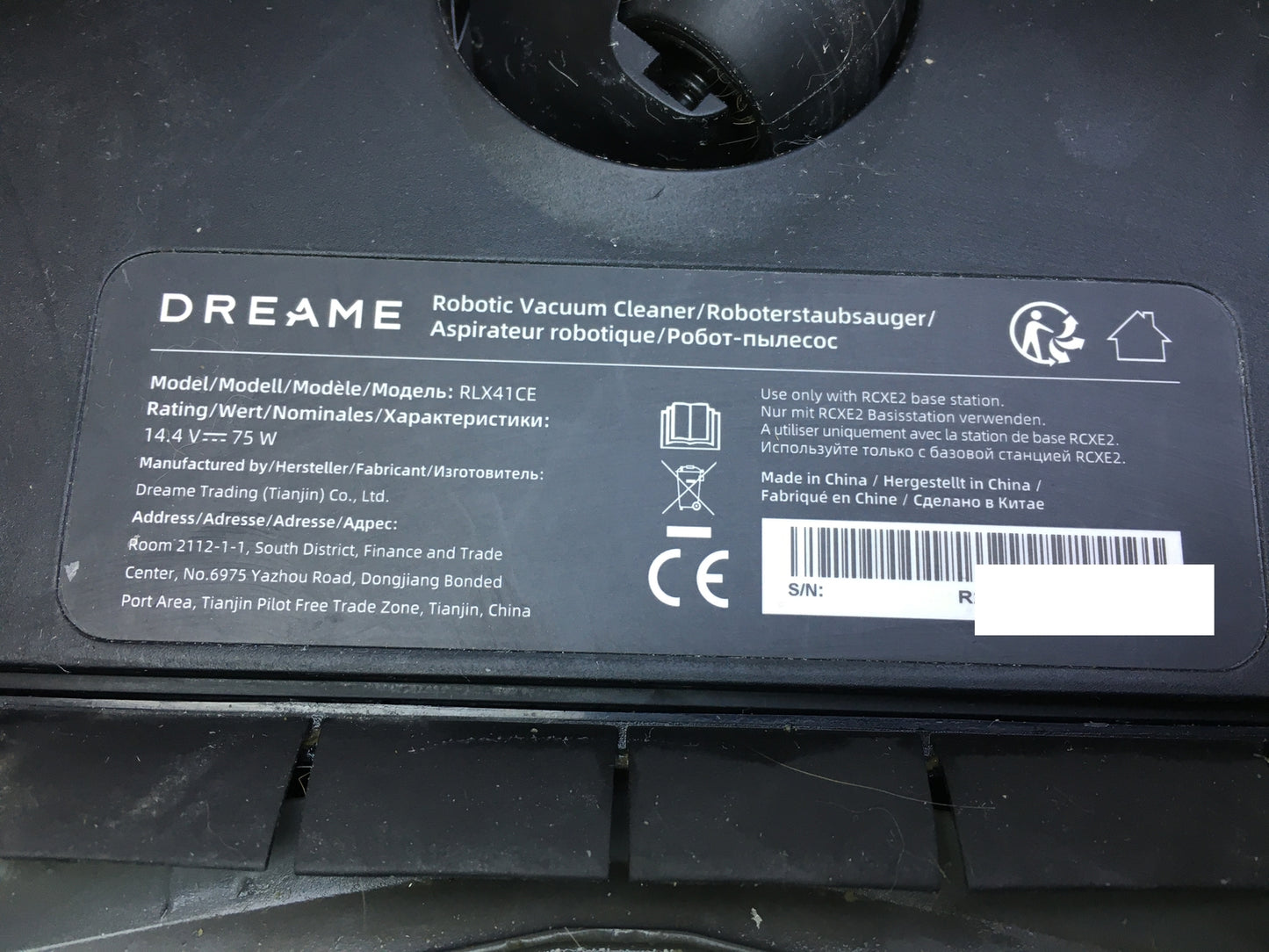 DREAME L20 Ultra Complete robot vacuum cleaner with mop function RLX41CE, I31095