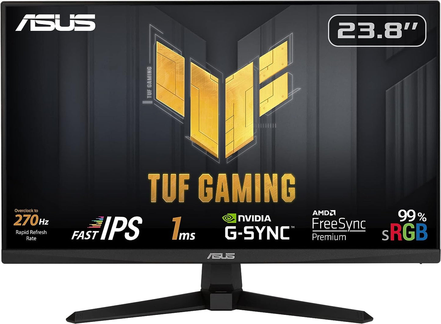 ASUS TUF Gaming VG249QM1A Monitor 23.8" FHD 1920x1080 AMD FreeSync 270Hz OC 1ms 