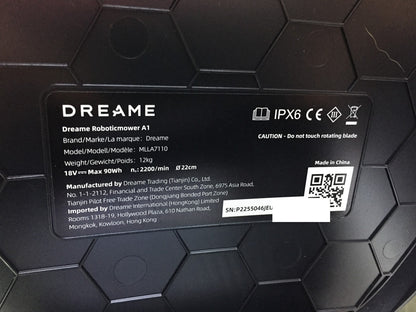 DREAME Intelligenter Mähroboter A1 (MLLA7110) I34047