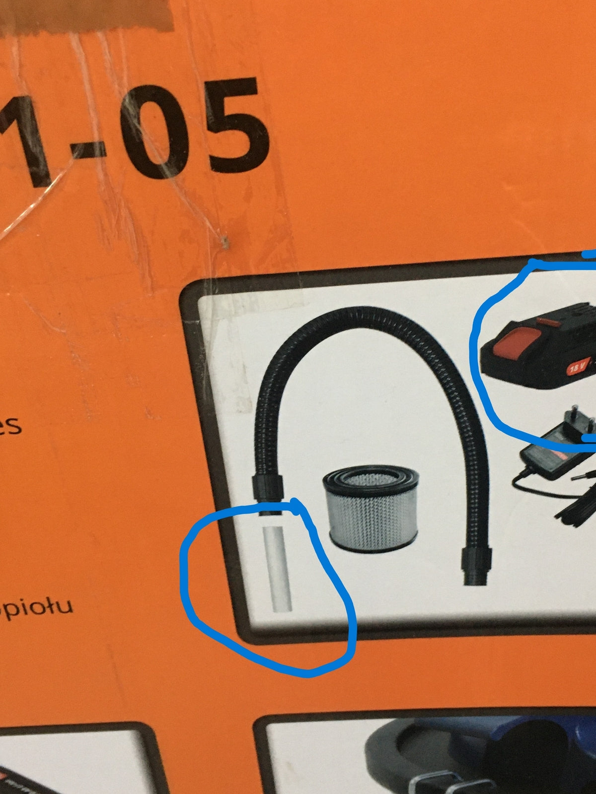 Güde 58580 Akku-Aschesauger AS 18-201-05, 18V, ohne Akku, mit Ladegerät, I30731