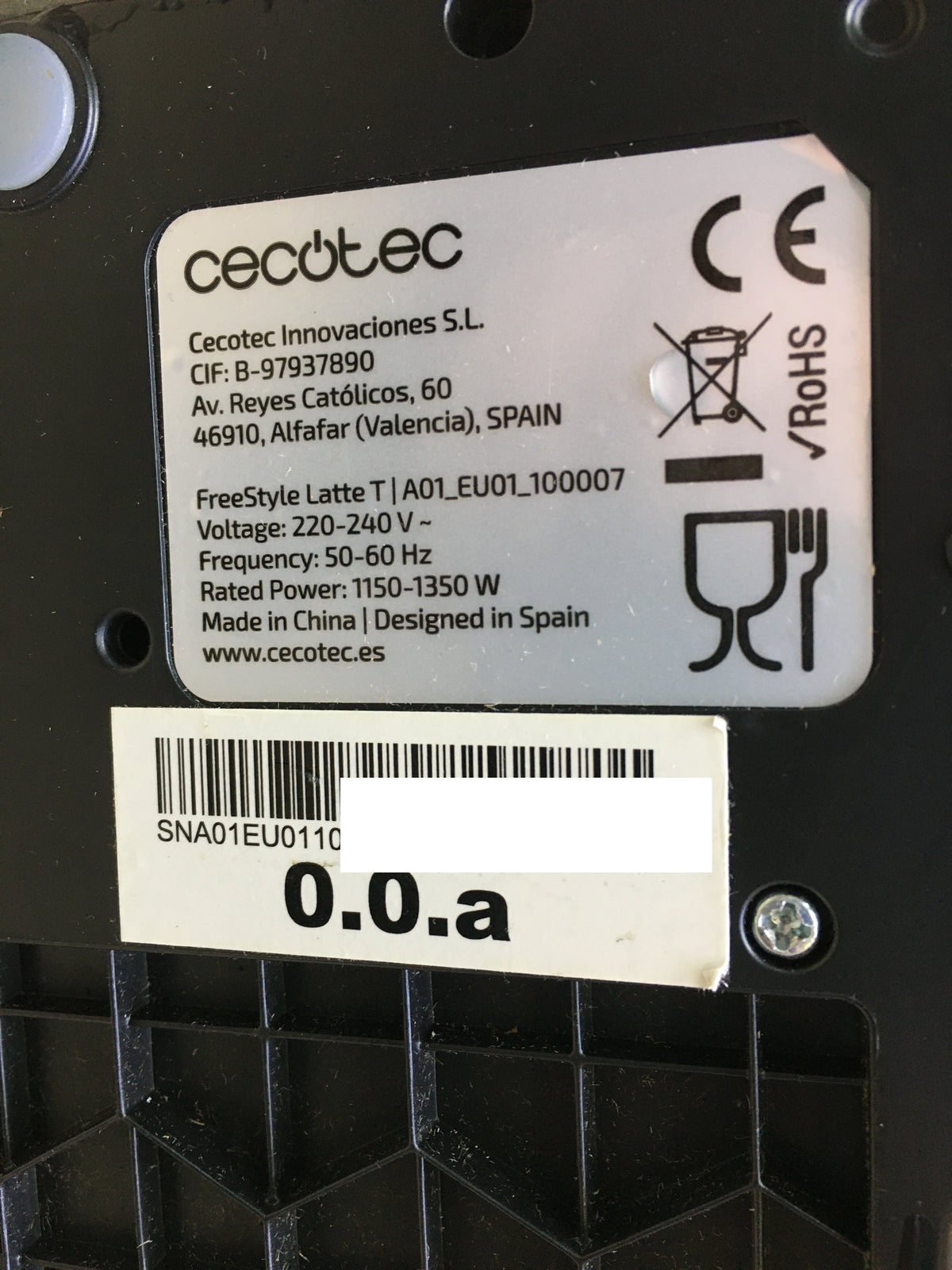 Cecotec Kaffeemaschine FreeStyle Latte T, I31206