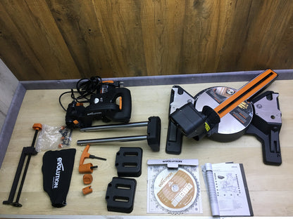 Evolution R210SMS-300+ Mehrzweck-Gleit-Gehrungssäge 210 mm, I31494