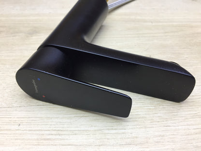 Hansgrohe 71712670 Wasserhahn Talis E, Einhebel-Waschtischmischer schwarz I21687