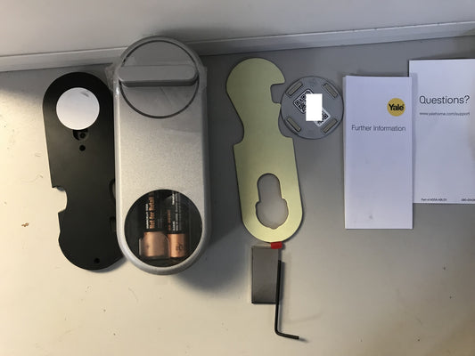 Yale 05/101200/SI Linus Smart Lock 05/101200/SI-Linus Türschloss, silber, I32876