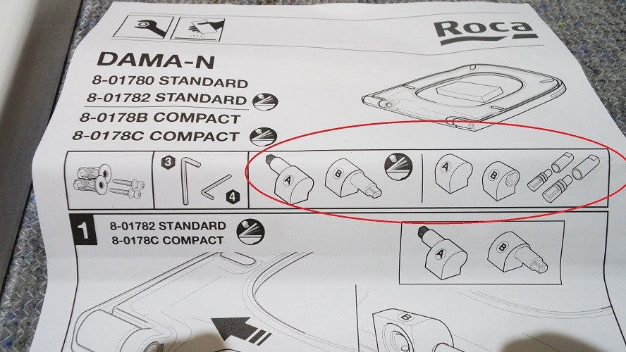 Roca 801511204 Dama Senso Ersatz-Toilettensitz R05195