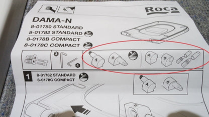 Roca 801511204 Dama Senso Ersatz-Toilettensitz R05195