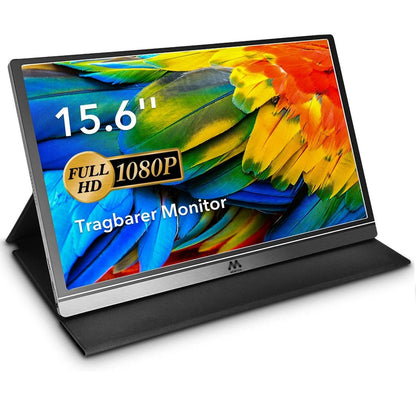 MEMTEQ Z1 Tragbarer Monitor 15,6" FHD 1920x1080 IPS USB-C Mini-HDMI Grau