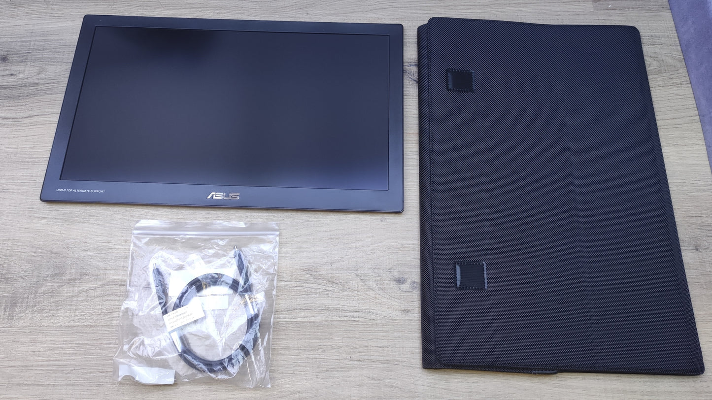 Asus MB169C+ Portable Monitor 15,6" FHD 1920x1080 USB Type-C IPS Flicker-Free