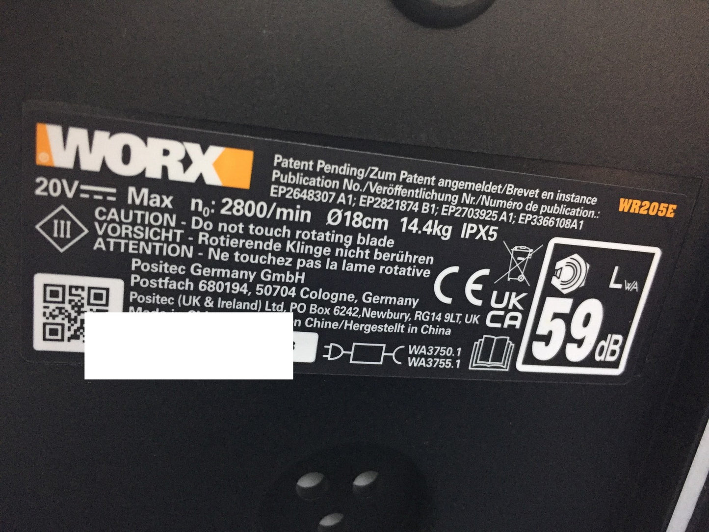 WORX Landroid Vision M550 Mähroboter WR205E für Gärten bis 550m², I33653