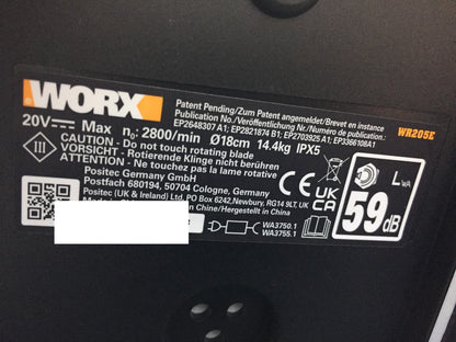 WORX Landroid Vision M550 Mähroboter WR205E für Gärten bis 550m², I33653